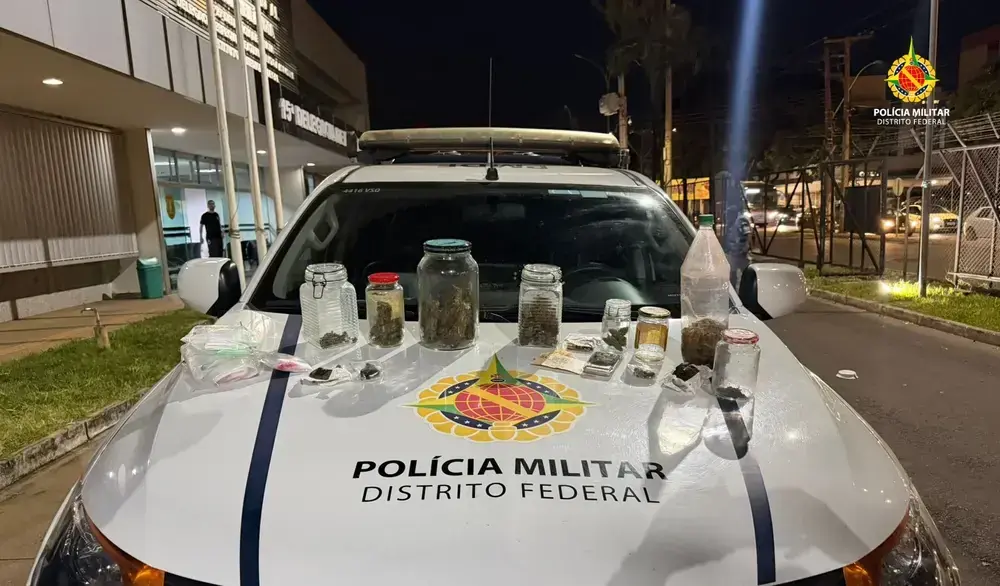 Cheiro forte de maconha leva PMDF a prender suspeito em Ceilândia
