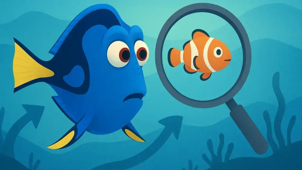 Procurando Dory: A Busca por Memória e Família Após Nemo!