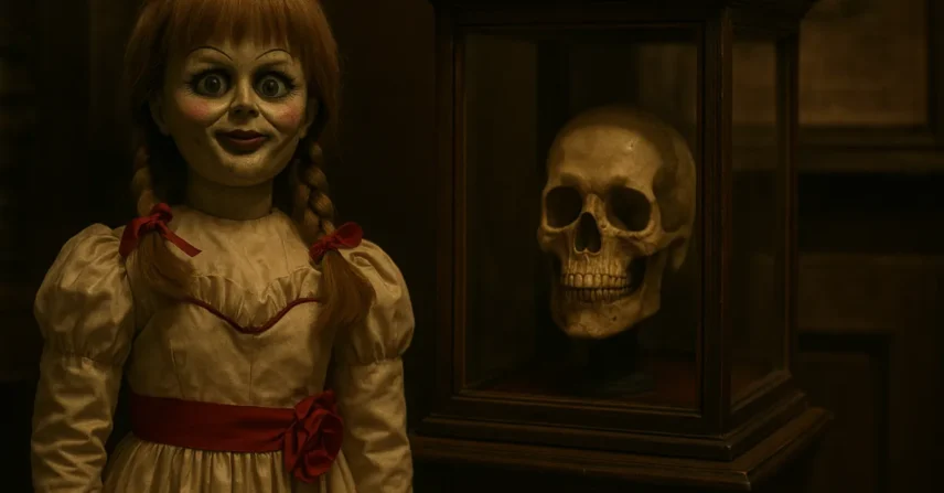 Annabelle 3 Volta Casa Gary Dauberman museu Warren artefatos