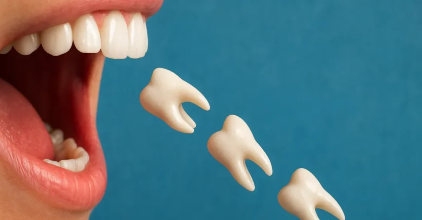 Sonhar com 4 dentes caindo: perdas, cuidado com a saúde e ciclos