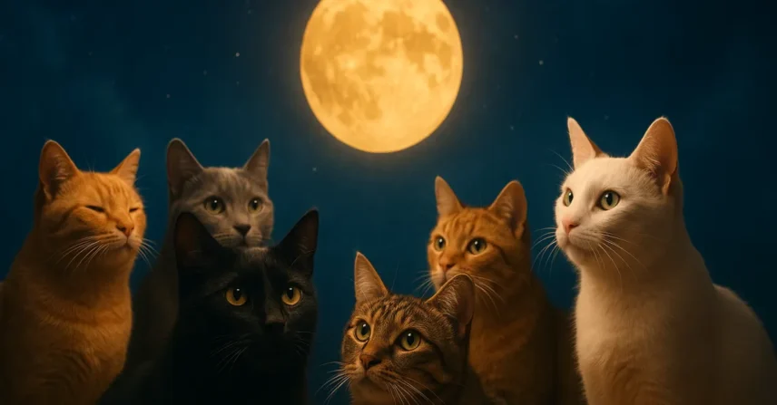 Sonhar com 7 gatos: espiritualidade aflorada e intuição forte