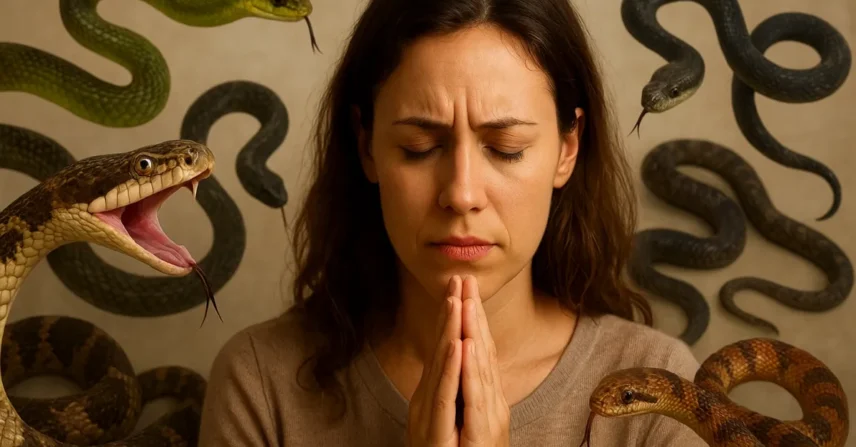 Sonhar com 8 cobras: ataques energéticos, inveja e proteção