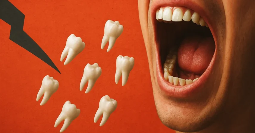 Sonhar com 8 dentes caindo: perdas marcantes e fase delicada