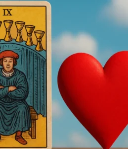 Sonhar com 9 de copas: desejo do coração, sorte e espiritualidade