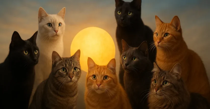Sonhar com 9 gatos: sensibilidade espiritual e mistérios profundos