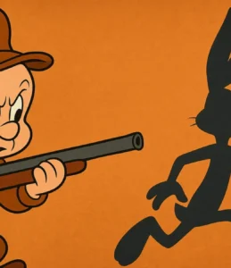 Elmer Fudd: O caçador que nunca captura o Pernalonga da Warner