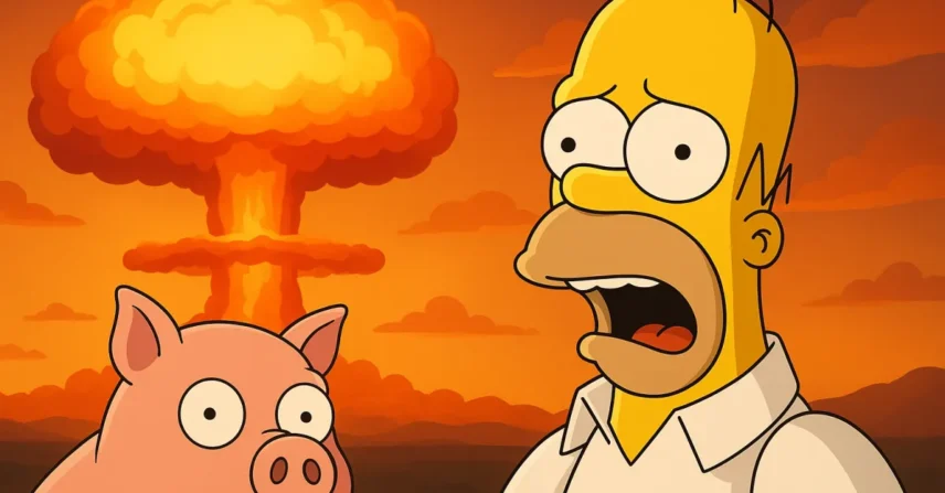 Os Simpsons: O Filme (2007): Homer, Porco e a Crise Final!