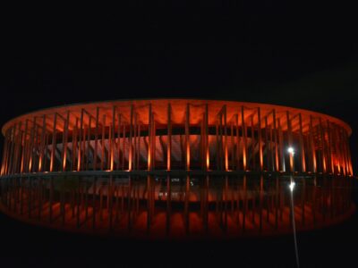 Brasília se ilumina de laranja contra violência infantil