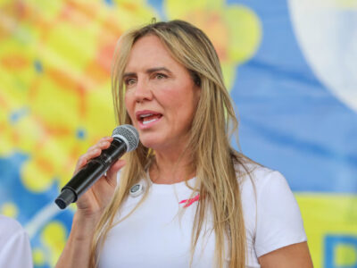 Celina Leão recebe alta e retoma agenda oficial em Ceilândia