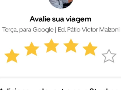 Uber libera 6ª estrela exclusiva no Brasil de olho no hexa